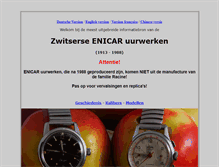 Tablet Screenshot of enicarcollectors.net